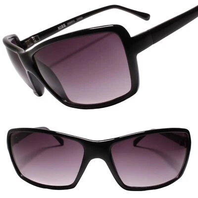 Nostalgic Old Fashioned Y2K Style Genuine Vintage Square Black Sunglasses - Изображение 1 из 3
