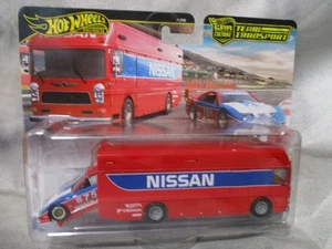 Hot Wheels Team Transport 94 Nissan 300 ZX GTS & Euro Hauler Set 1:64 Diecast - Bild 1 von 4