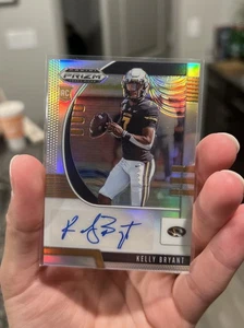 Tarjeta automática de novato plateada Kelly Bryant 2021 Prizm Draft Picks Missouri Mizzou #300 - Imagen 1 de 4