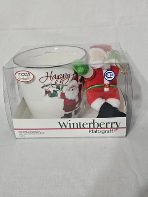 Novo Na Caixa Conjunto de Caneca e Pelúcia Pfaltzgraff Winterberry Feriado Natal - Imagem 1 de 4