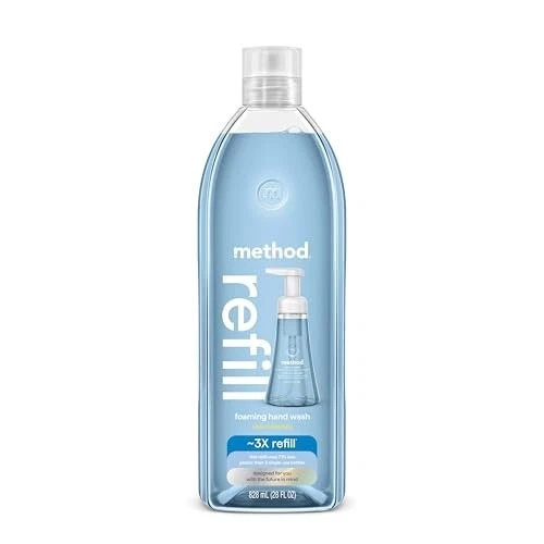 Method Foaming Hand Soap Refill Sea Minerals Recyclable Bottle 28 oz (Pack