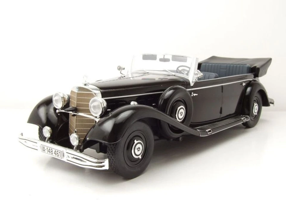 Mercedes 770 Cabrio W150 1938 schwarz Modellauto 1:18 MCG - Bild 1 von 4