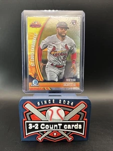 2024 Bowman Chrome - 2023 Afl Fall Stars Victor Scott II #AFLS-2 (RC) - Picture 1 of 2