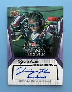 2024 Upper Deck Marvel Series 2 DOMINIQUE THORNE as Ironheart Inscription Auto - Picture 1 of 2