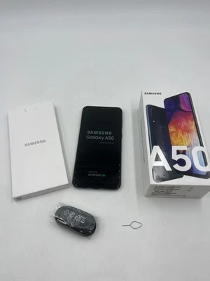 Samsung Galaxy A50 Dual SIM 128GB 4GB RAM (SM-A505F/DS) Schwarz / Top - Bild 1 von 4