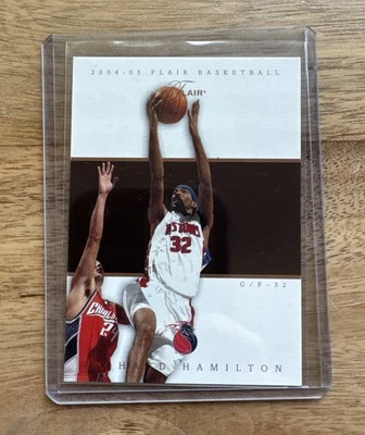2004-05 Flair Row 1/100 Richard Hamilton #2 Foto 1 de 2
