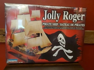 Lindberg Pirate Ship Jolly Roger Skill Level 2 Plastic Model Kit #70874 New ! - Picture 1 of 6