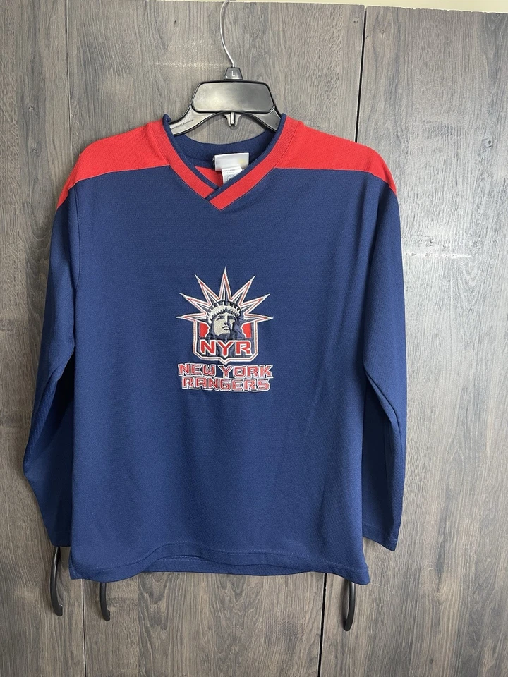 Camiseta deportiva de hockey vintage de los New York Rangers Eric Lindros #88 juvenil cosida grande Foto 1 de 4