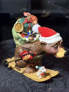 2004 Hallmark Downhill Delivery Nick & Christopher Christmas Ornament - Picture 1 of 8