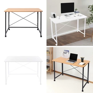 Escritorio Plegable Mesa de Ordenador Mesa Gaming Mesa de Trabajo Mesa con Ruedas - Imagen 1 de 24