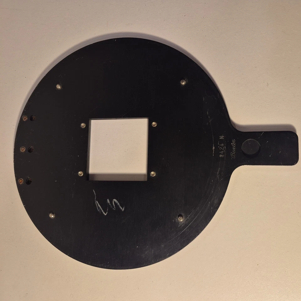 Portador negativo Beseler 6x6 #2424N para ampliadores serie 45 Foto 1 de 4