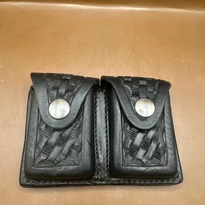 Soporte de munición clip de cuero vintage VIKING 827004 sello COMO NUEVO Foto 1 de 4