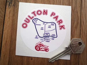OULTON PARK Oldtimer Motorrad Aufkleber Suzuki RG - Bild 1 von 1