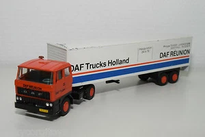 LION CAR DAF 2800 TRUCK WITH TRAILER DAF REUNION EXCELLENT CONDITION - Picture 1 of 7