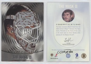 2002-03 ITG Be A Player Between the Pipes Mask II Silver /300 Steve Shields #M-3