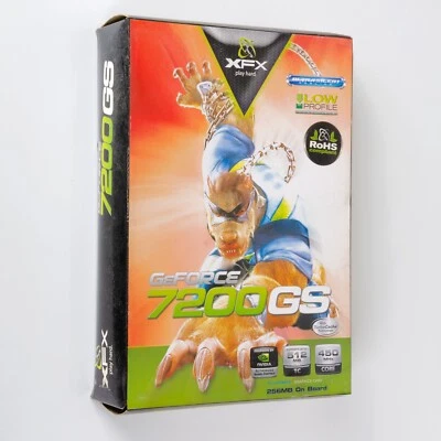 XFX Nvidia Low profile PCIe Geforce 7200GS Graphics card - Image 1 of 4