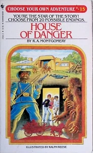 CYOA 15 - House of Danger - Bantam 1982 - B+/A-/B+ - Picture 1 of 5