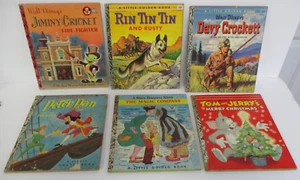 Vintage 1950s Little Golden Books Lot, All 1st Ed, (A), TV, Movie, Disney - Picture 1 of 3