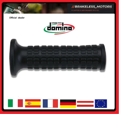PAIRE DE BOUTONS DOMINO ROUTIERS NOIRS PIAGGIO SUPERBRAVO 3 50 cc 87 - 90 - Photo 1/3