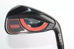 NEW LYNX BOOM BOOM DRAW 4 IRON GOLF CLUB STIFF FLEX STEEL SHAFT 2 DEGREE FLAT - Picture 1 of 5