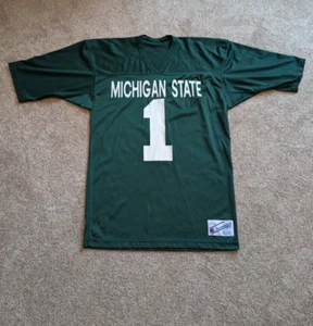 Vintage Champion NCAA Michigan State Spartans College Sports Number 1 Jersey - Picture 1 of 7