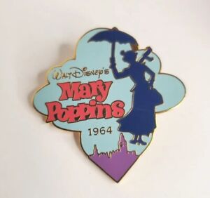 Disney's Count down to 2000 Mary Poppins 1964 Movie Silhouette Pin 59 of 101