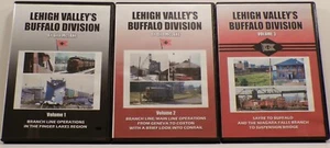 Railroad DVD, 3 Vol Set, Lehigh Valley's Buffalo Division - Picture 1 of 7
