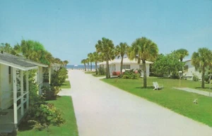Crescent View Cottages - Siesta Key, Sarasota, Florida - publicado RPPC - Imagen 1 de 3