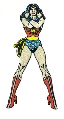 SUPER-HERÓI SUPER-HOMEM BATMAN MULHER MARAVILHA CAPITÃO AMÉRICA BORDADO FERRO EM PATCH - Imagem 1 de 4