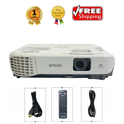Epson VS250 3LCD Portable Projector 3200 Lumens HDMI HD 1080P w/Accessories - Image 1 of 4