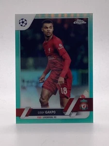 TOPPS UCC CROMO 2022/23 PARALELO CODY GAKPO LIVERPOOL 031/399 - Imagen 1 de 2