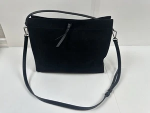 Bolso de Mano Katlin Pequeño Gamuza Negro Hugo Boss - Imagen 1 de 11