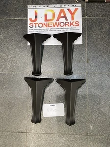 Juego de piernas largas J DAY 10460 Jotul F100 215 mm pintura negra genuina 101 925 X4 conjunto B - Imagen 1 de 7