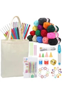 Kit de ganchillo para adultos principiantes, kits de ganchillo para principiantes, aprender a ganchillo se - Imagen 1 de 11