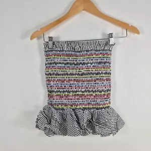 Seed heritage womens skirt size 6 mini pencil multicolour striped stretch 029258 - Picture 1 of 9