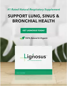 Lignosus - The Best Natural Respiratory Health Supplement - 30 Sachet Box - Picture 1 of 9