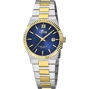 Lotus L18839/3 Women's Blue Dial Two Tone Wristwatch - Picture 1 of 2