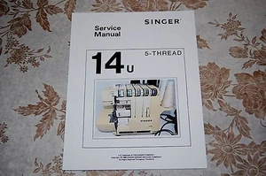 Professionelle Volledition Servicehandbuch für Singerklasse 14U Nähmaschinen. - Bild 1 von 7