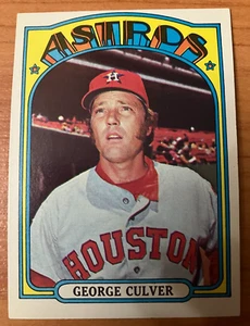 HOUSTON ASTROS: 1972 Topps #732 George Culver High Number - NM (oc) - Picture 1 of 1