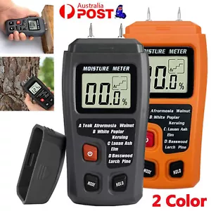 Digital LCD Wood Moisture Meter Detector Tester Wood Firewood Paper Cardboard AU - Picture 1 of 15