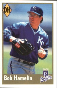 1995 Panini Stickers Baseball Card #106 Bob Hamelin