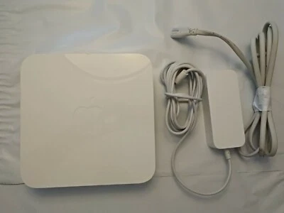 Apple Wireless A1143 AirPort Express Wi-Fi Router Base Station Extreme! Nice - Image 1 of 4