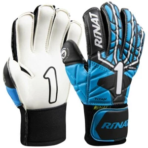 GUANTI PORTIERE RINAT TITAN NOVA TAGLIE BIMBO RAGAZZINO CALCIO BLU ROSSO AZZURRO - Imagen 1 de 4