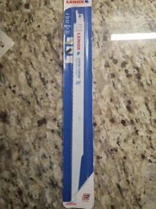 12" x 10/14TPI LENOX 20584S110R Bi-Metal Reciprocating Saw Blade - Picture 1 of 3