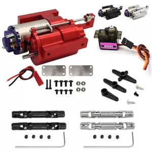 NEW Metal 2 Speed Transmission Gearbox for WPL C14 C24 B14 B24 MN D90 MN-90 MN9 - Picture 1 of 42