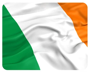 Mousepad Irland Flagge 24x19 Ireland Fahne Mauspad Unterlage - Bild 1 von 1