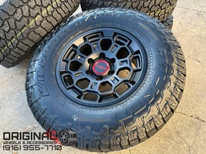 Tacoma 4Runner Tundra Sequoia FJ Wheels 265/70R17 AT4w Tires Rims TRD pro 6x5.5 - Picture 1 of 6