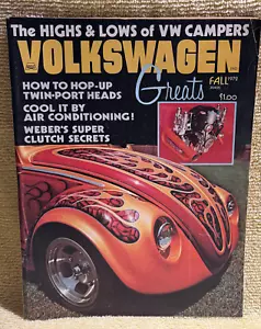 Vintage 1972 Volkswagen Greats Magazine - RARE Fall 1972 - Nice Condition - Picture 1 of 3