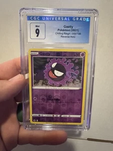 Gastly 055/198 Swsh06: Sword & Shield - Chilling Reign Reverse Holo CGC 9 - Picture 1 of 2