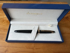 Waterman Ice Et La Black GT Ball Pen  - Made in France - Picture 1 of 11
